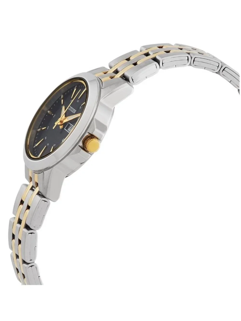 NWT Citizen Quartz Black Dial Two-tone Ladies Watch